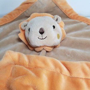 Tiddliwinks 13" Velour LION Baby Lovey Plush Soother Security Blanket Boy Soft